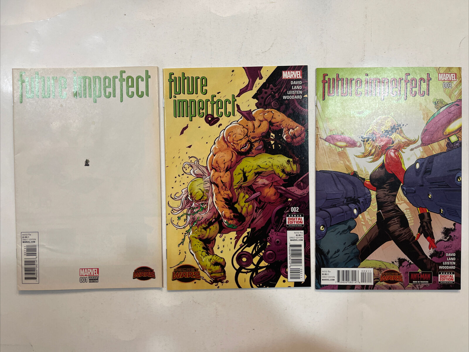 Future Imperfect #1-#3 Secret Wars Marvel Comics 3 book lot. VF/FN