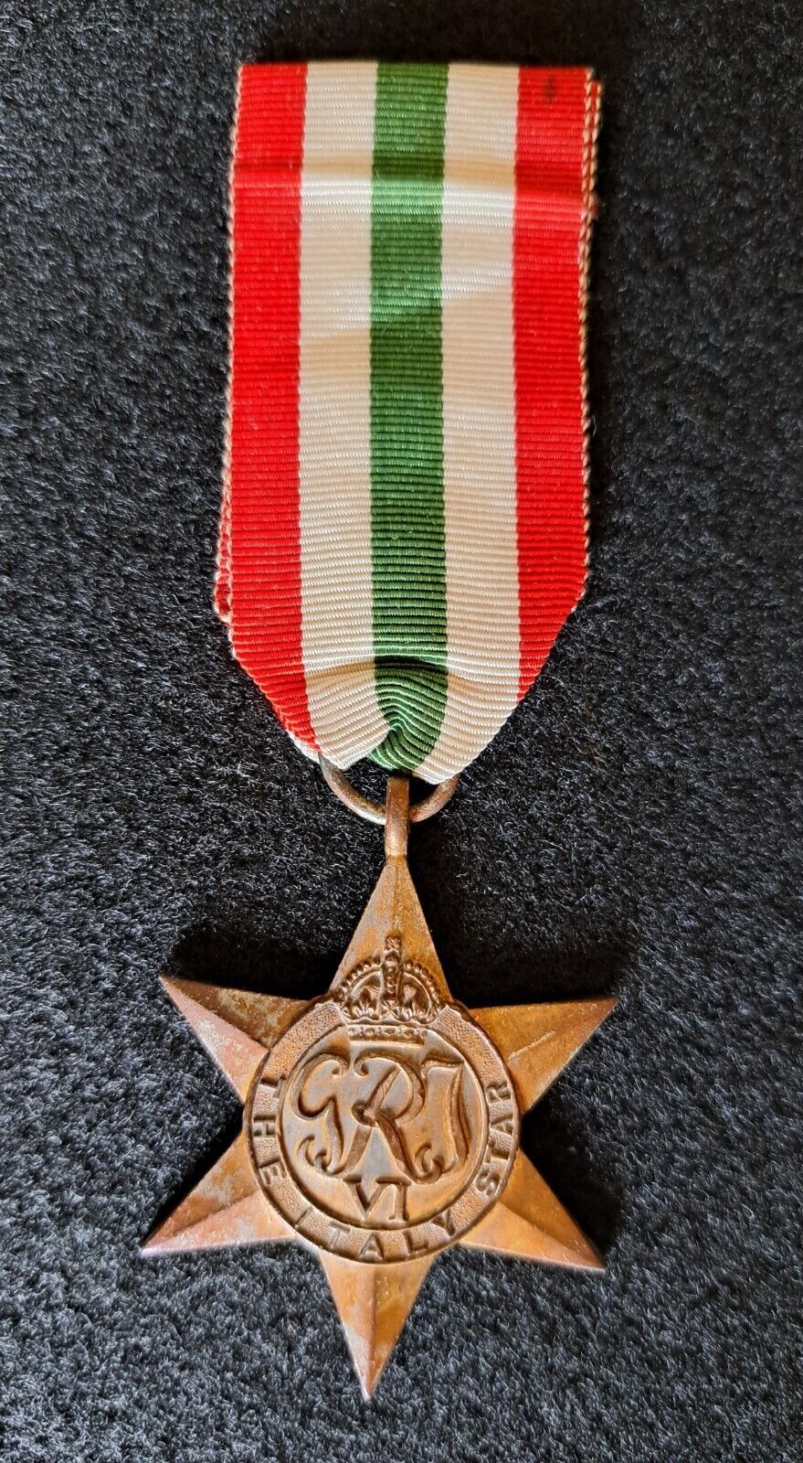 British WWII Italy Star Medal Awarded to Gurkha