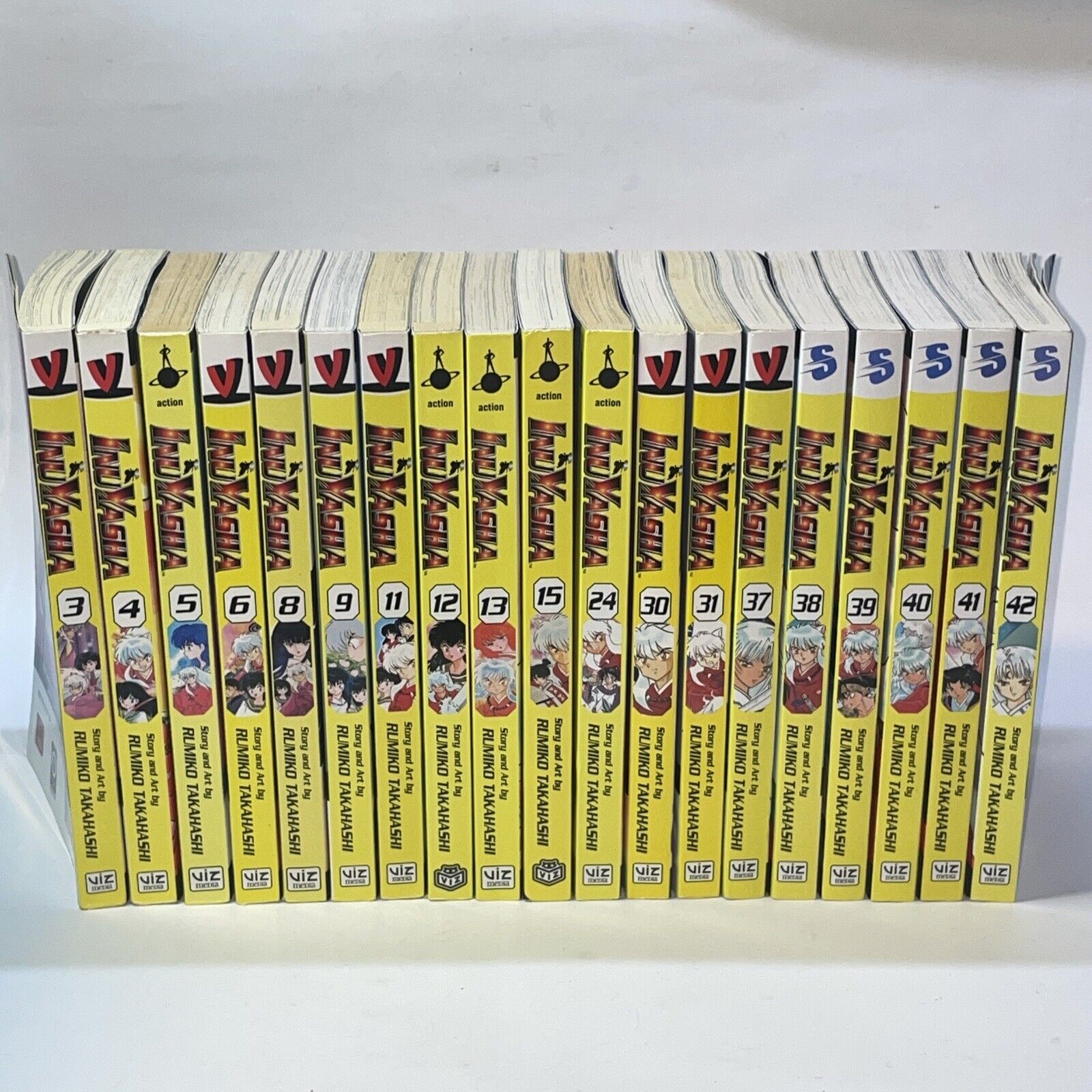 InuYasha Manga Lot Of 19 Includes 37-42 English Set Graphic Anime Clean