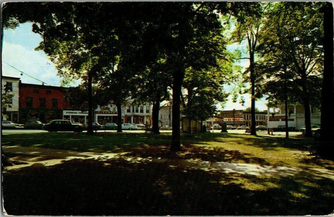 1950'S. CITY PARK, VERGENNES, VT. POSTCARD. EE14