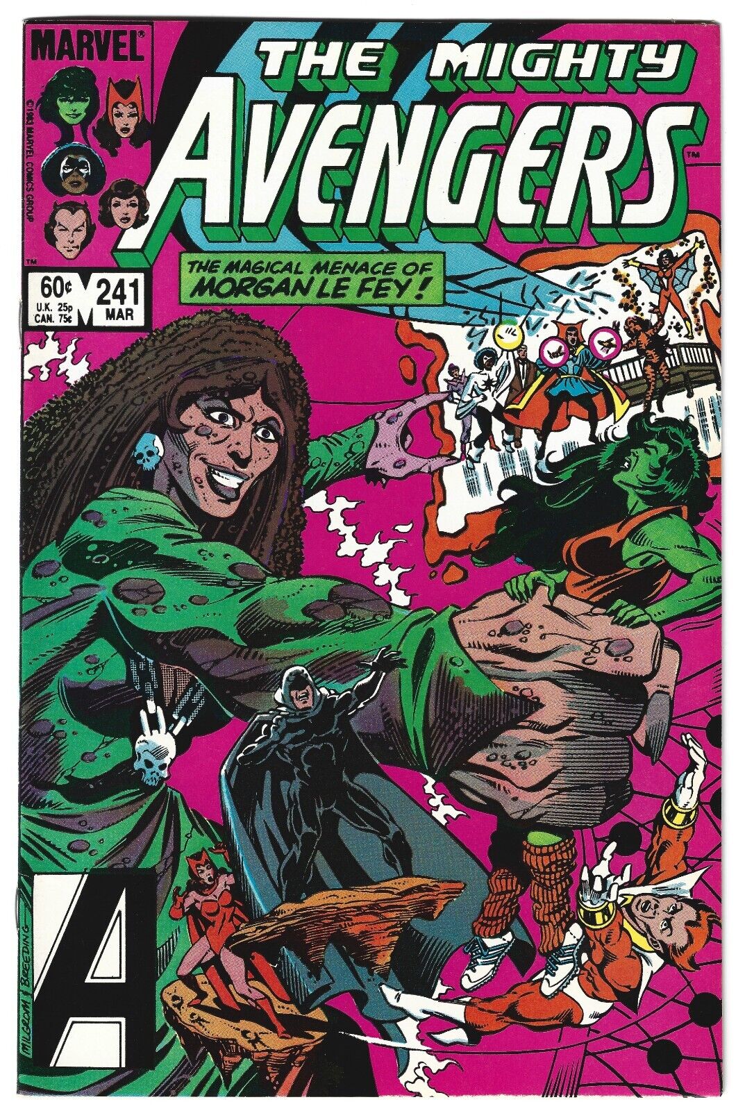 Avengers Mixed Lot 24 Issues Marvel Comics 1984 to 1986 4.0 VG to 8.0 VF Grades