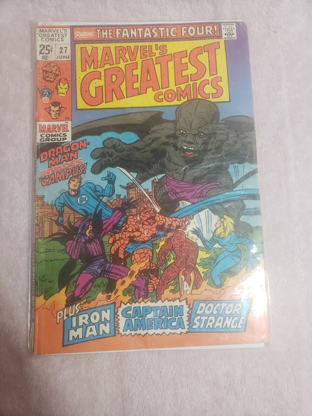 Marvel\'s Greatest Comics #27 (1970) Fantastic Four, Iron Man, Doctor Strange
