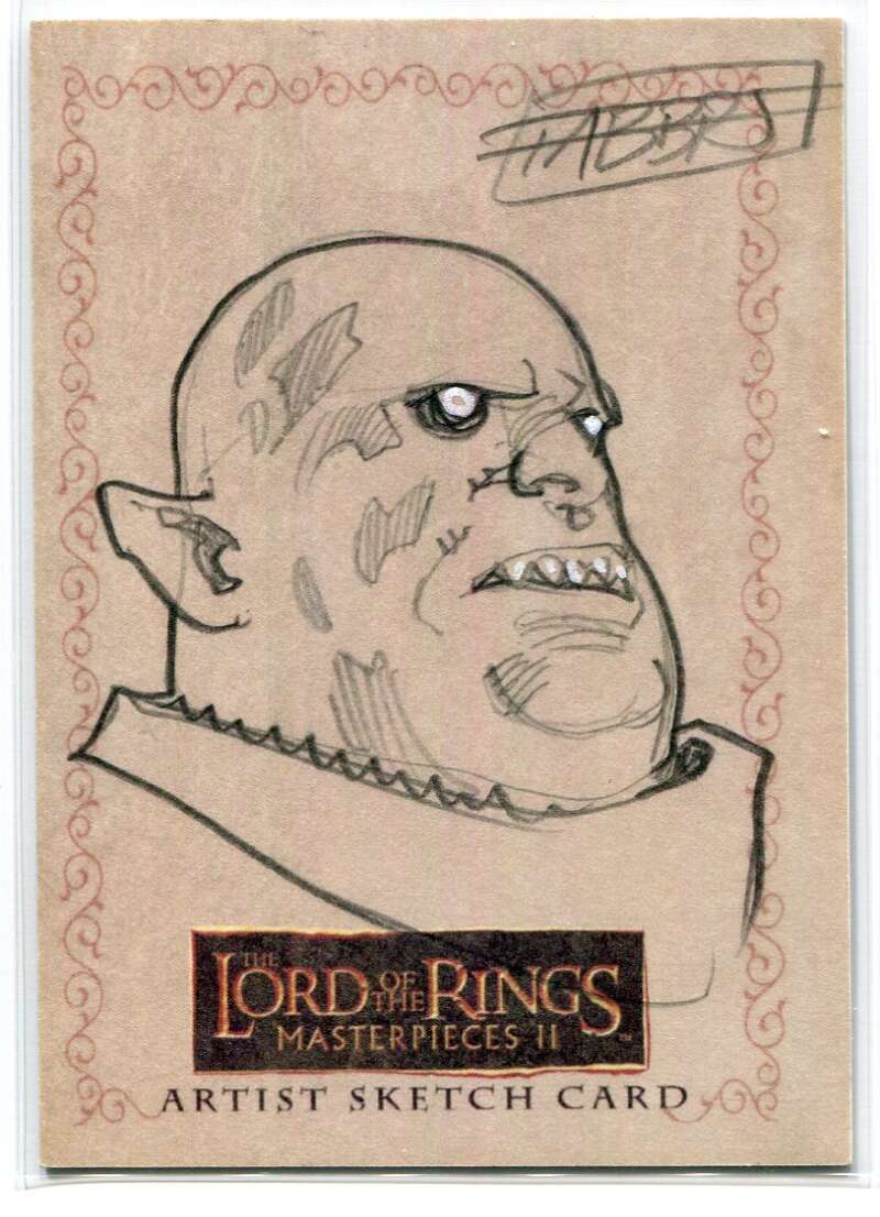 2008 Lord of the Rings Masterpieces II Sketches NNO Davide Fabbri Orc Sketch 1/1