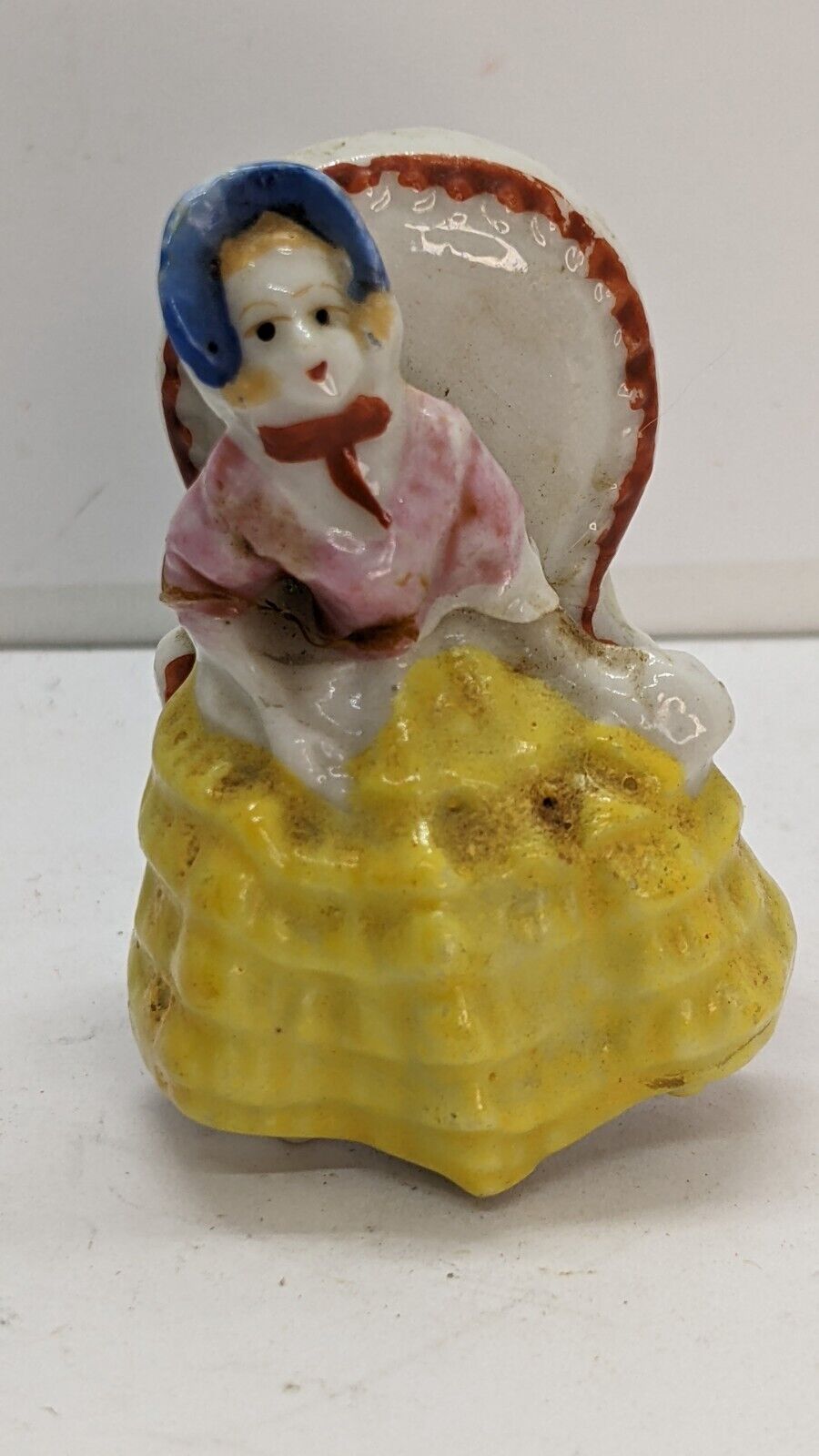 Vintage Southern Bell Victorian Lady Figurine on Chair Porcelain occupied Japan