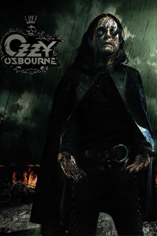 Ozzy Osbourne Black Rain Official Postcard Metal