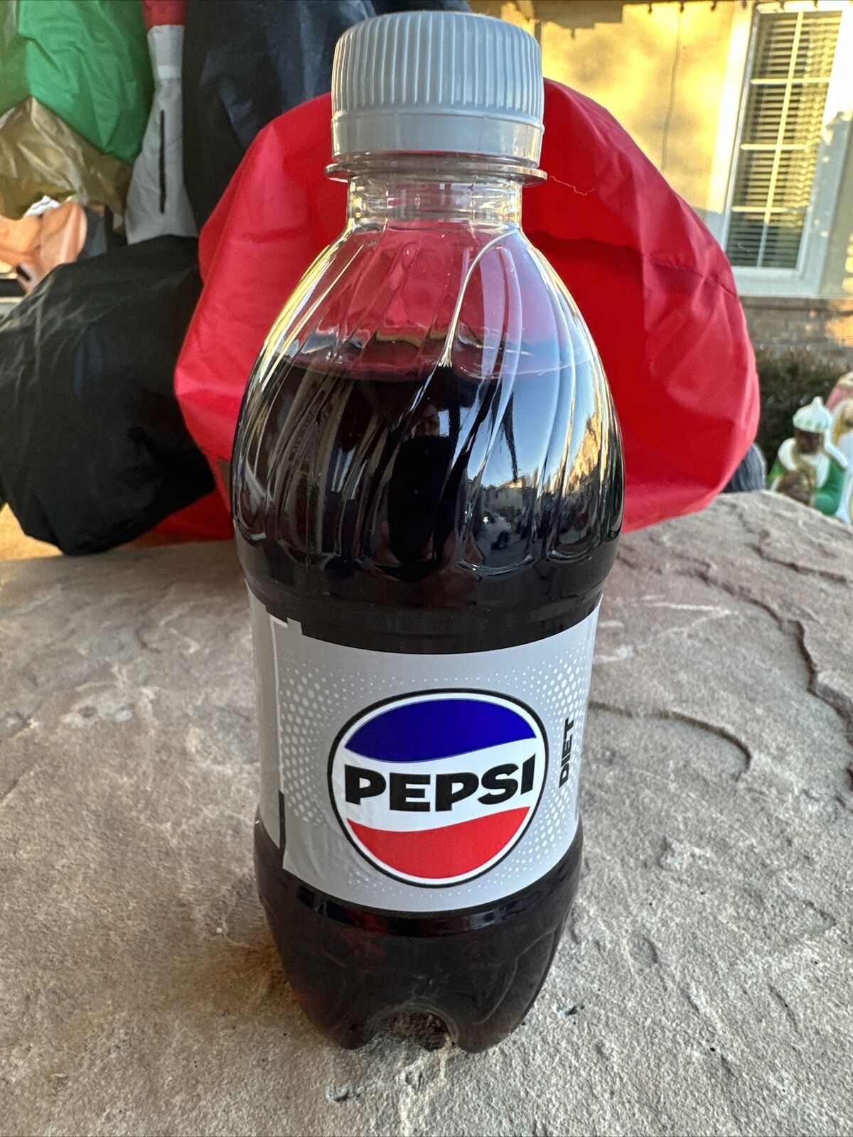 Diet Pepsi Cola 12oz Plastic Bottle Rare Error Misprint In Label Color NEW