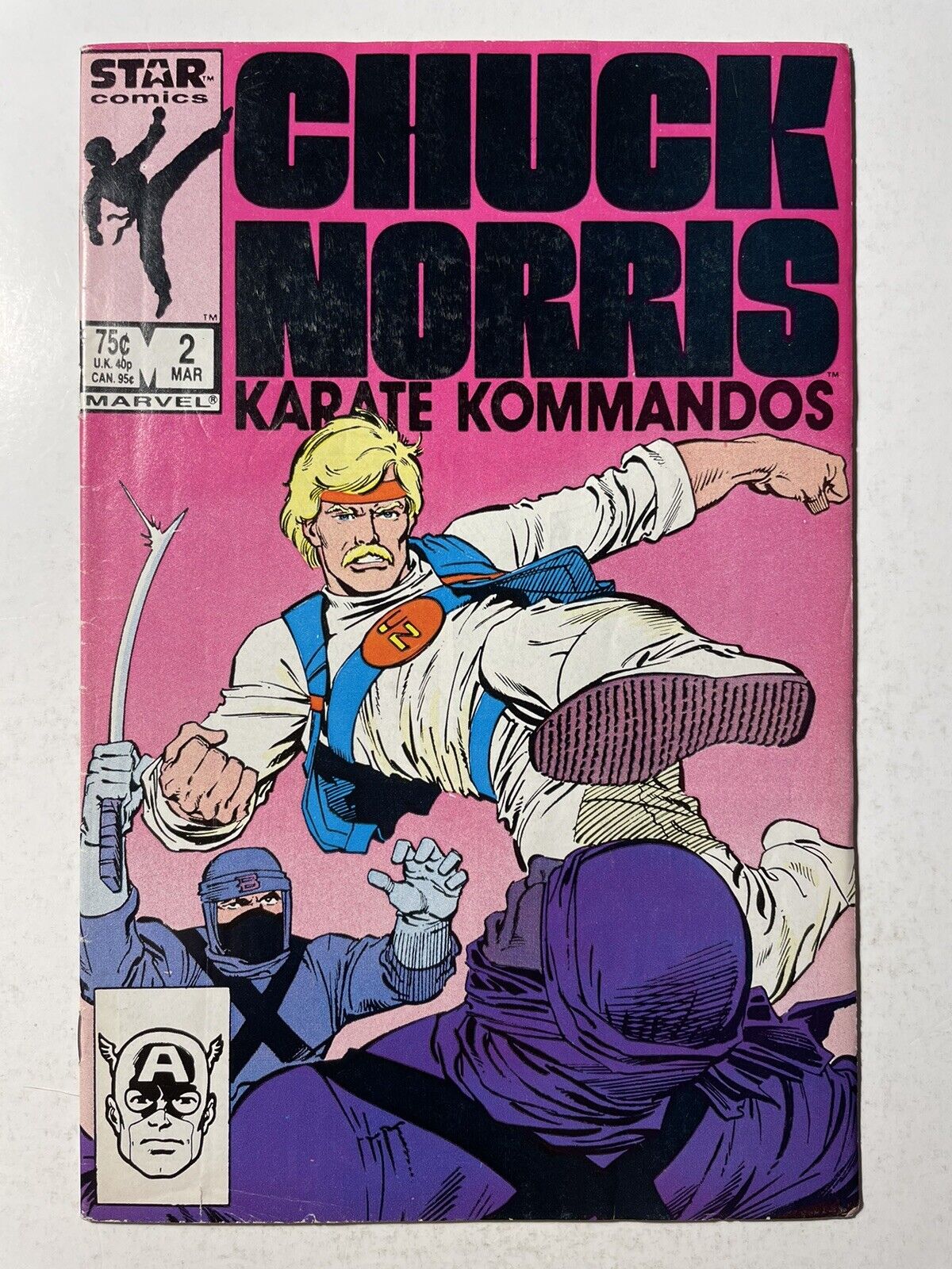 Chuck Norris Karate Kommandos #2 Steve Ditko 1987