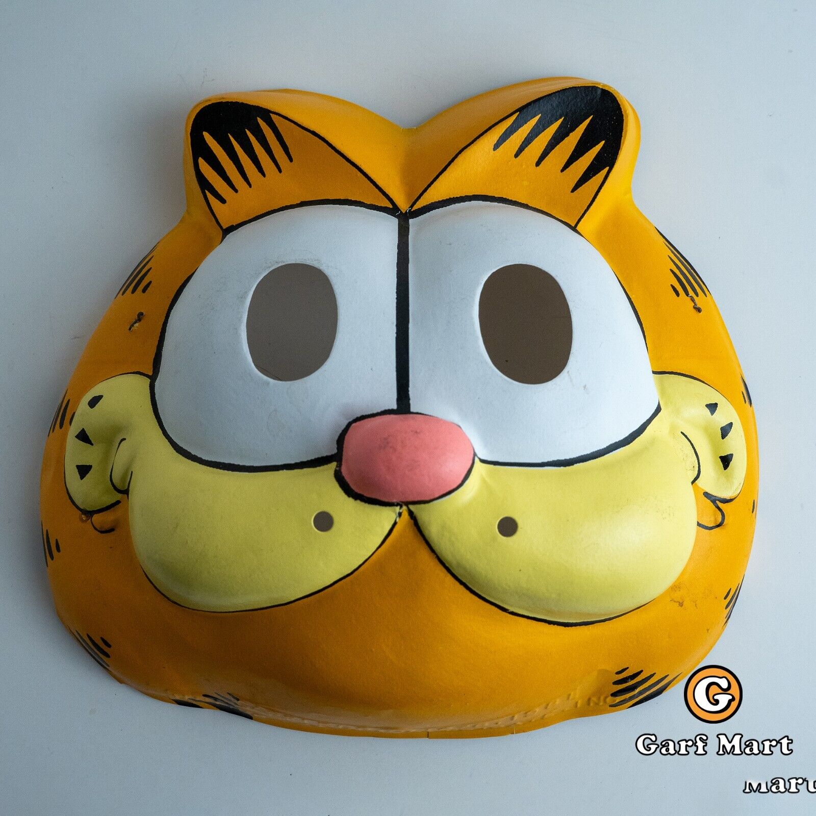 RARE Vintage Halloween Garfield Costume Mask (NO STRAP) Garf Mart