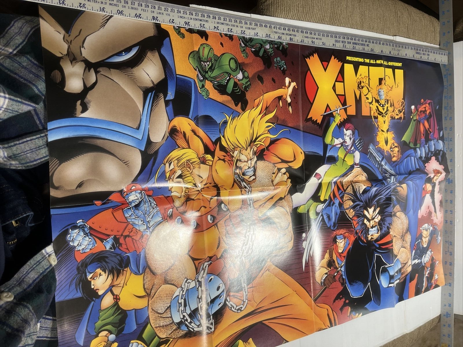 All-New All-Different X-MEN Marvel Comics promo poster 34x22 1995