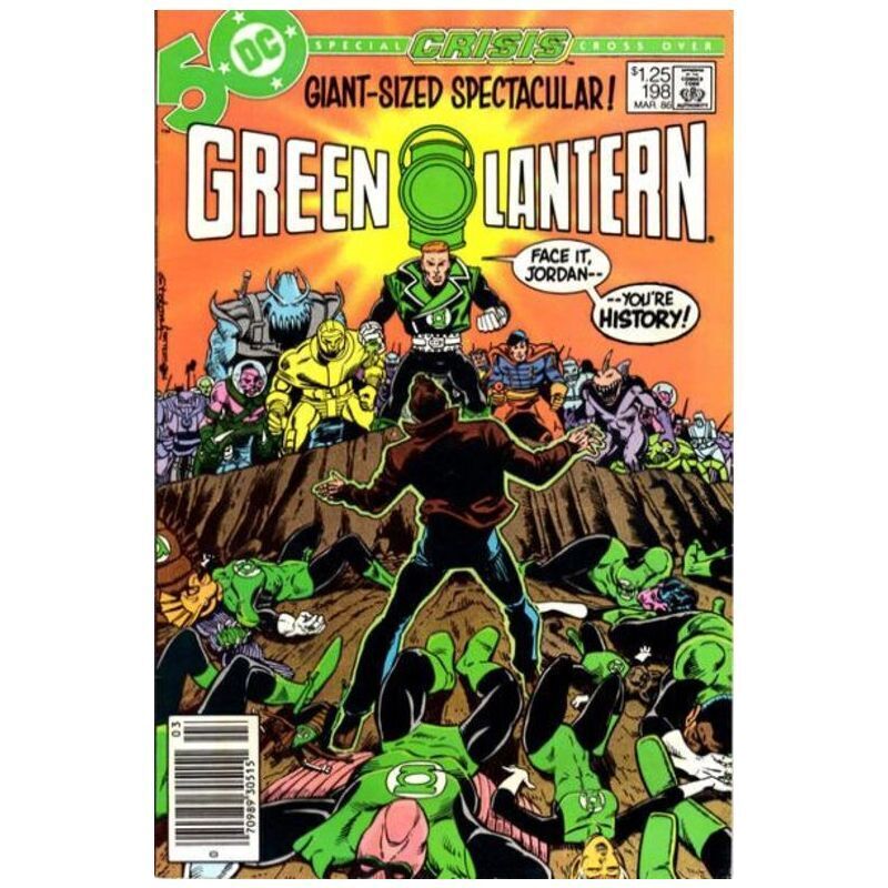 Green Lantern (1960 series) #198 Newsstand in NM minus condition. DC comics [r/