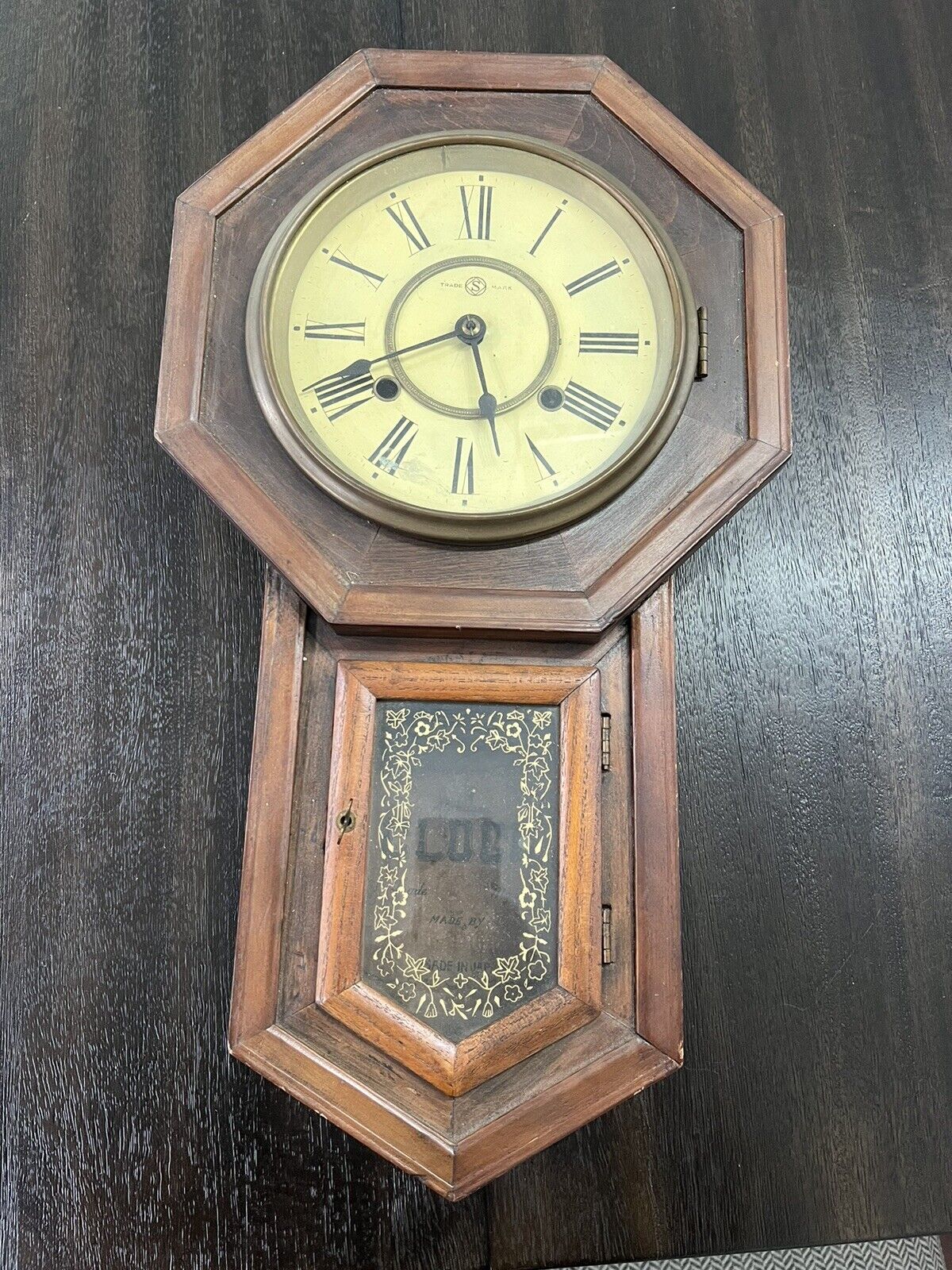 Antique Tachimoto Standard wall clock