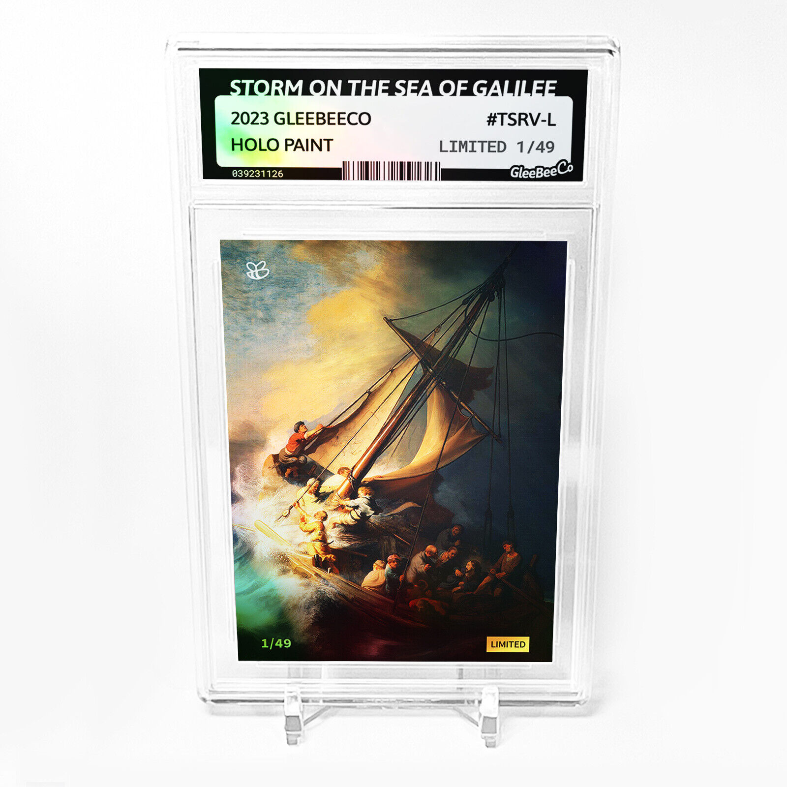 THE STORM ON THE SEA OF GALILEE Card GleeBeeCo #TSRV-L /49