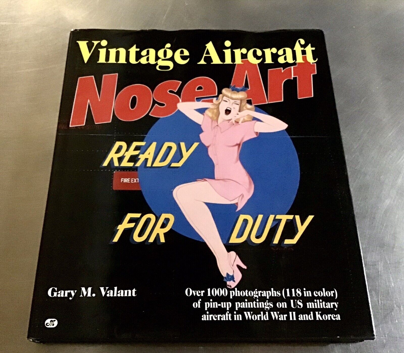 1987 Vintage Aircraft Nose Art Ready For Duty