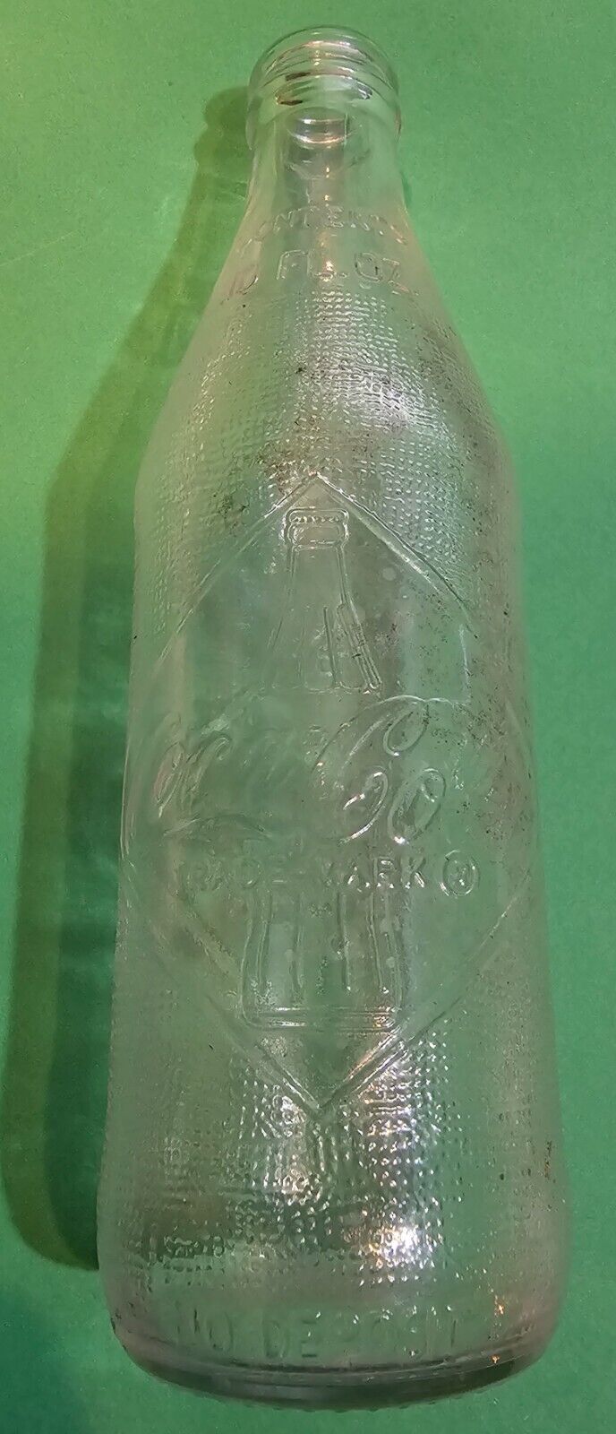 1968 Coke Coca-Cola Diamond 10oz Glass Bottle VINTAGE