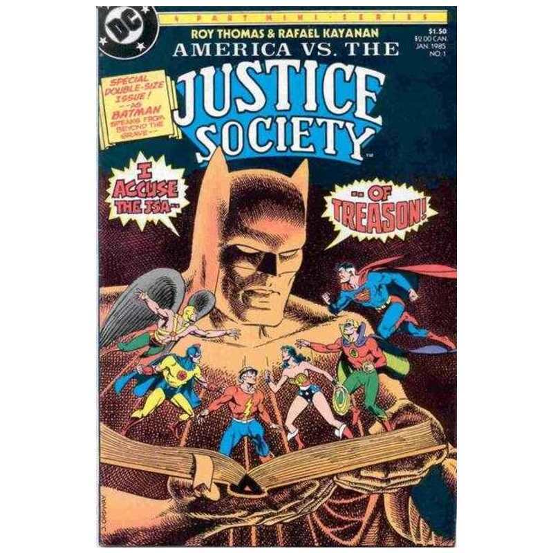 America vs. the Justice Society #1 in Near Mint minus condition. DC comics [a}