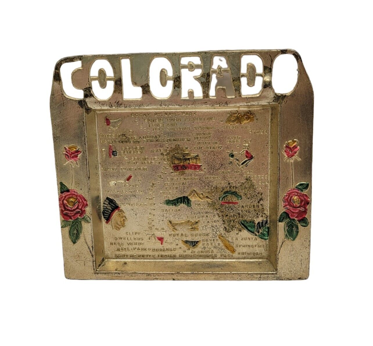 Vintage Thrifco Colorado State 4\