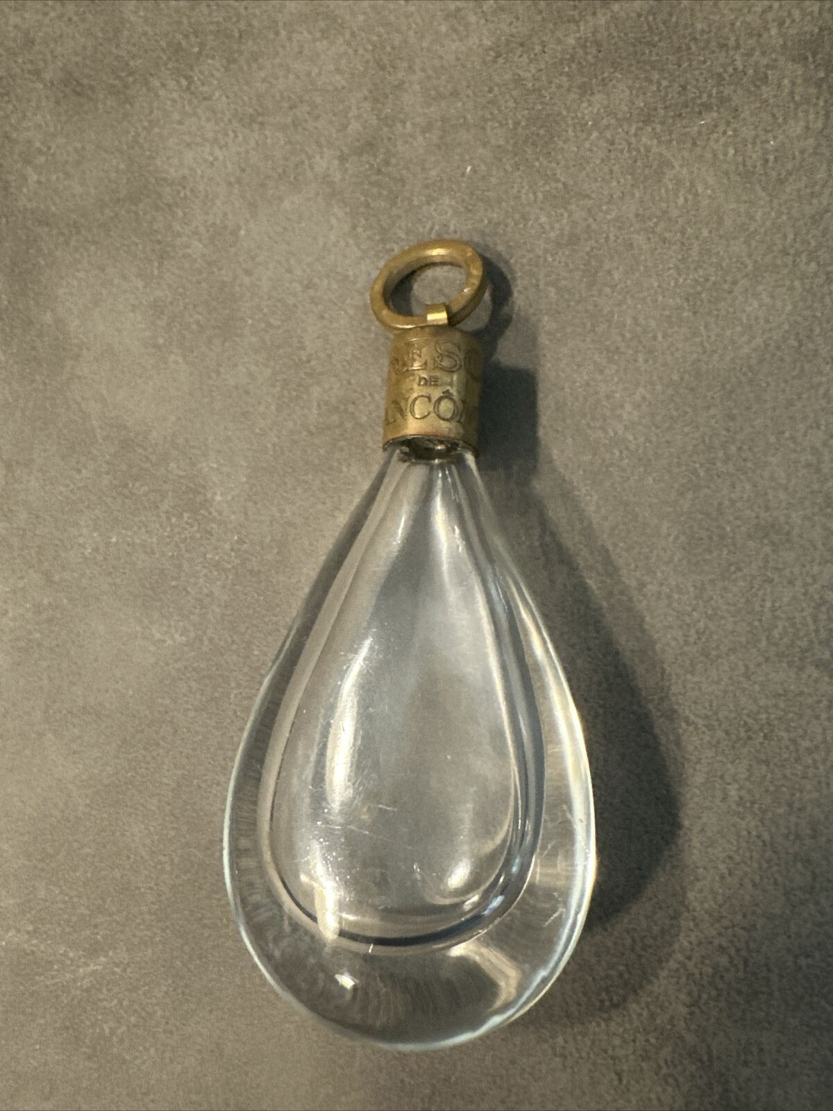 Vintage 1954 Tresor by Lancome Teardrop French Perfume Bottle Empty