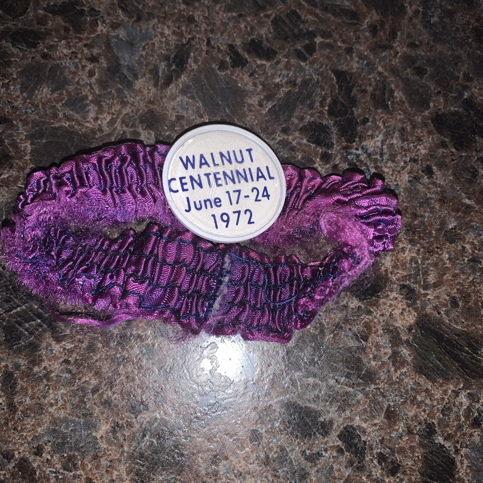 Vtg 1972 Walnut Illinois Centennial Armband
