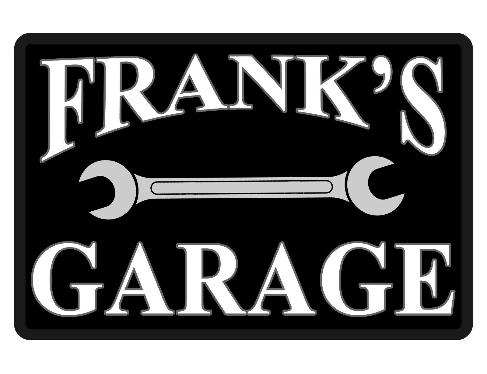Personalized GARAGE Sign Printed *YOUR NAME* DURABLE Aluminum HIGH GLOSS PG#0059