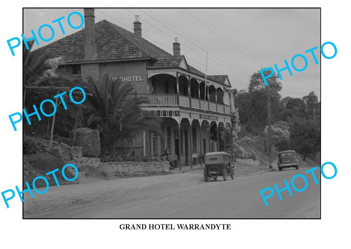 6x4 PHOTO OF OLD GRAND HOTEL WARRANDYTE VICTORIA