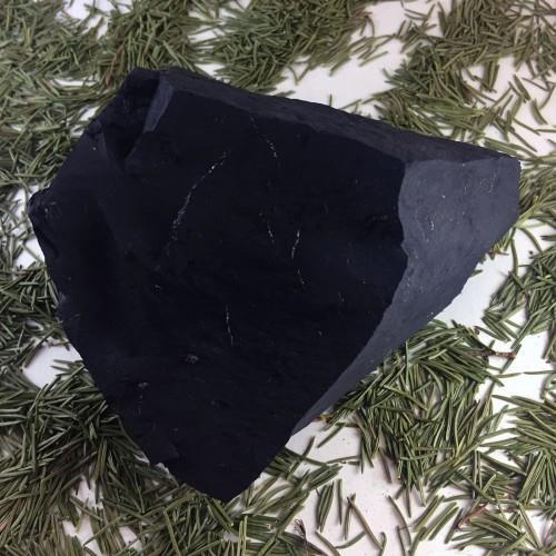 Raw shungite Rock Stone, bath stone 10 lb 48% carbon content +free plate