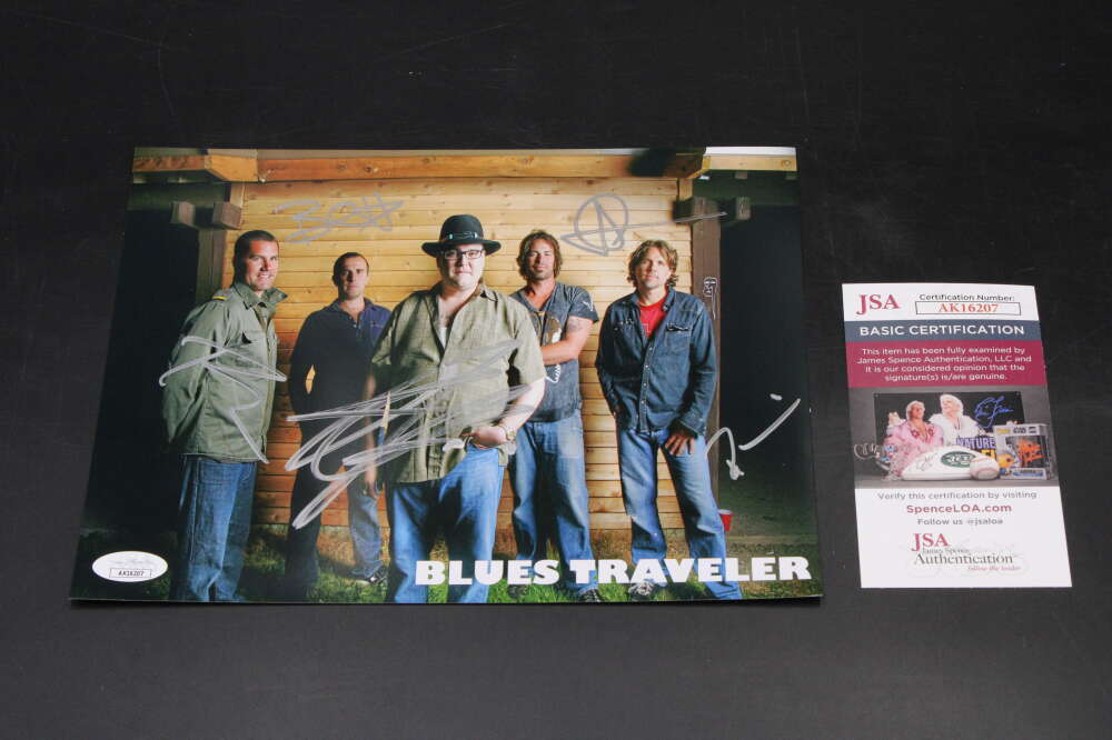 Blues Traveler Signed 8x10 Photo John Popper Autograph JSA COA D8615