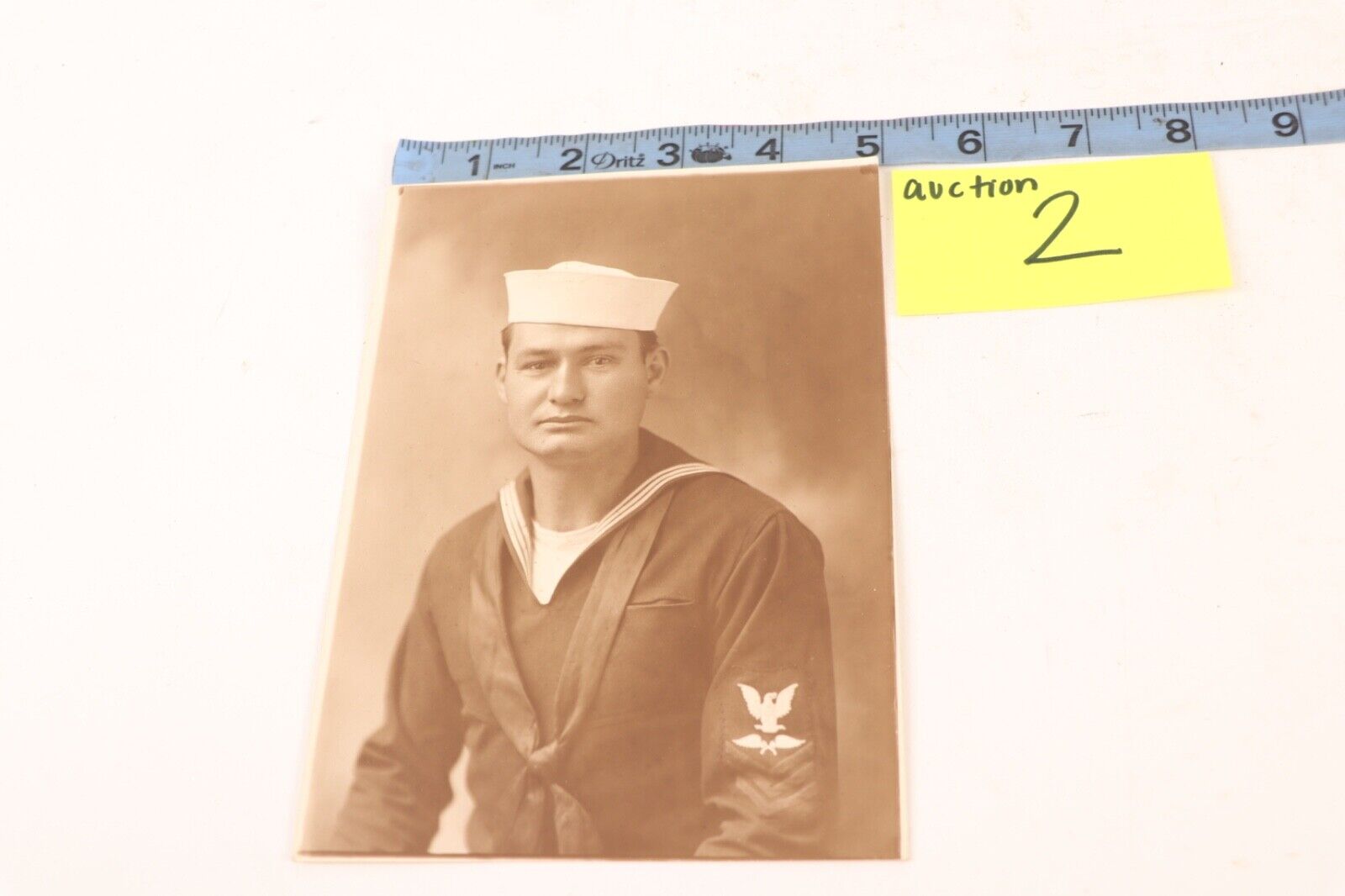 Rare 5x7 Studio Portrait of WWII Naval Aviators Mate