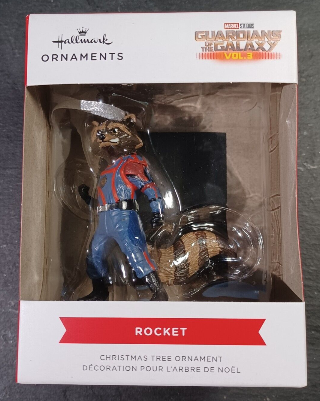 2023 Hallmark Ornament Rocket Raccoon Guardians Of The Galaxy Vol. 3 NEW BOX-15