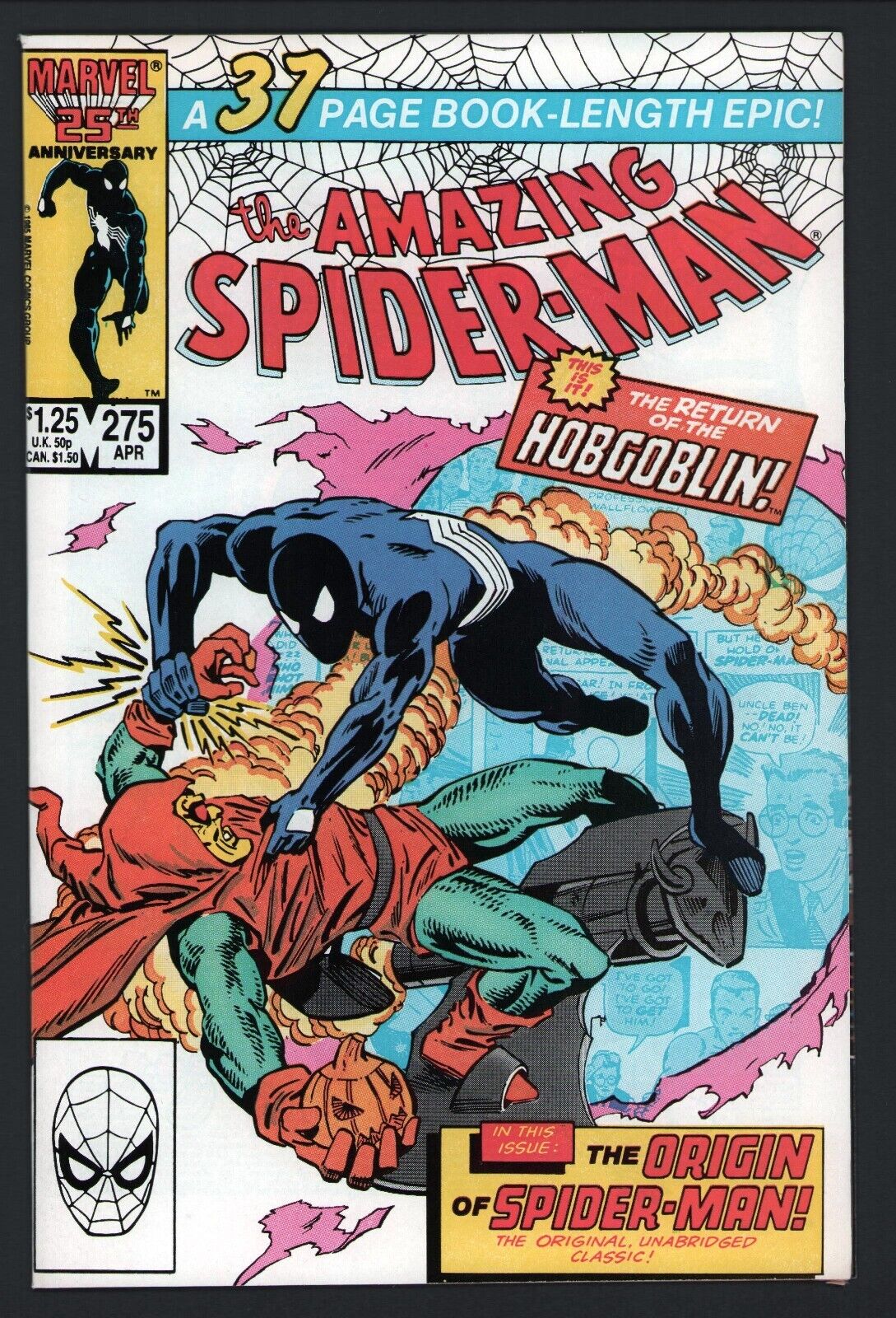 Amazing Spider-Man #275 Marvel 1985 NM High Grade Hobgoblin Black Costume
