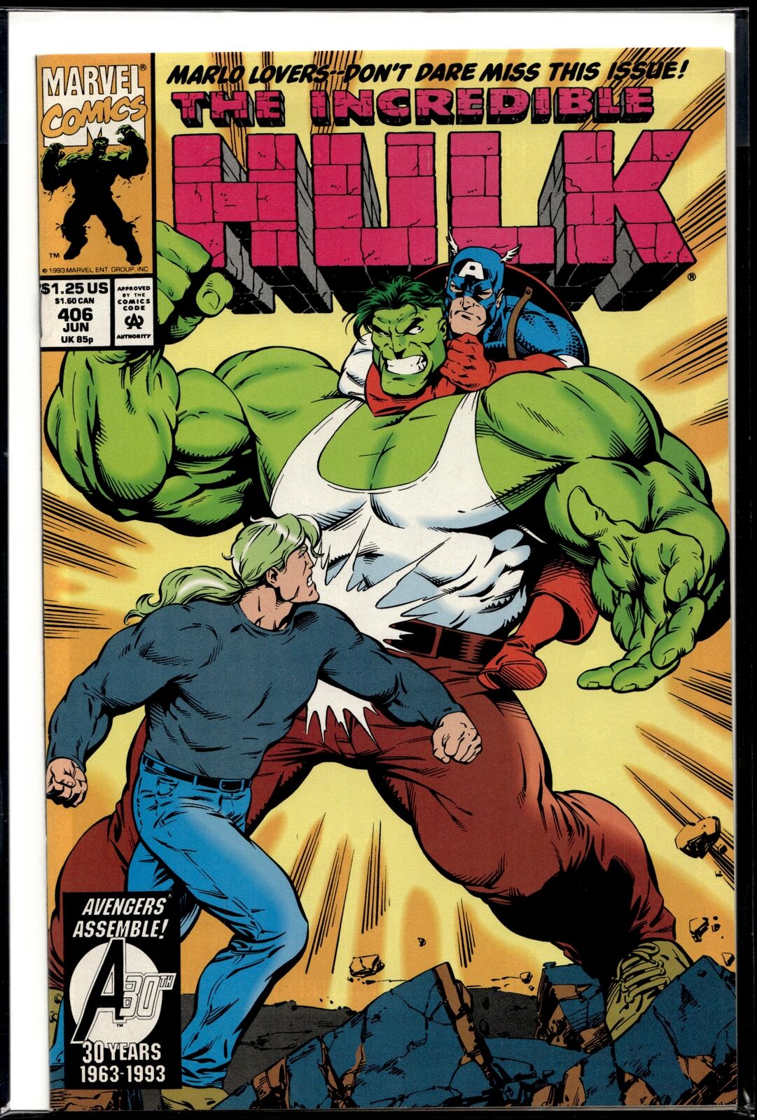 1993 Incredible Hulk #406 Marvel Comic