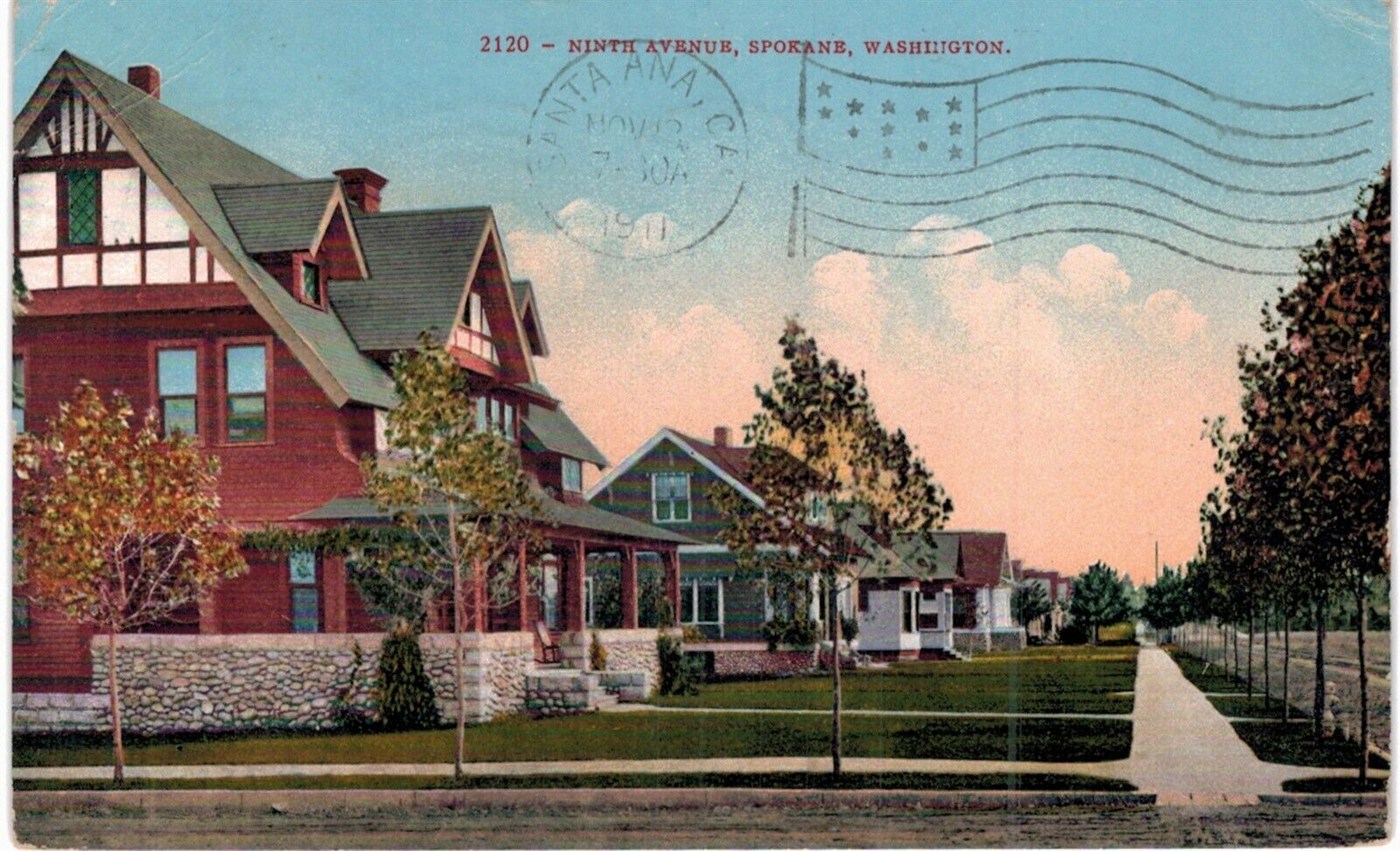 Spokane Sixth Avenue 1910 WA 