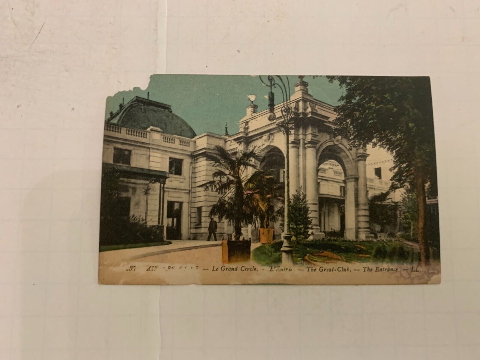 c.1910 Entrance The Great Club Paris France Postcard
