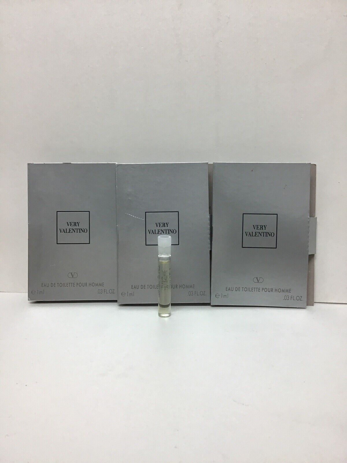 Very Valentino Pour Homme EDT .03oz ( Lot Of 3 )