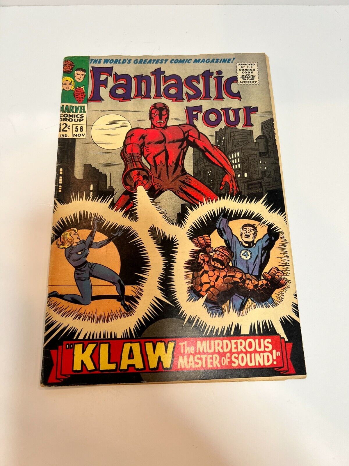 Marvel Comics - Fantastic Four #56 Nov 1966 Original