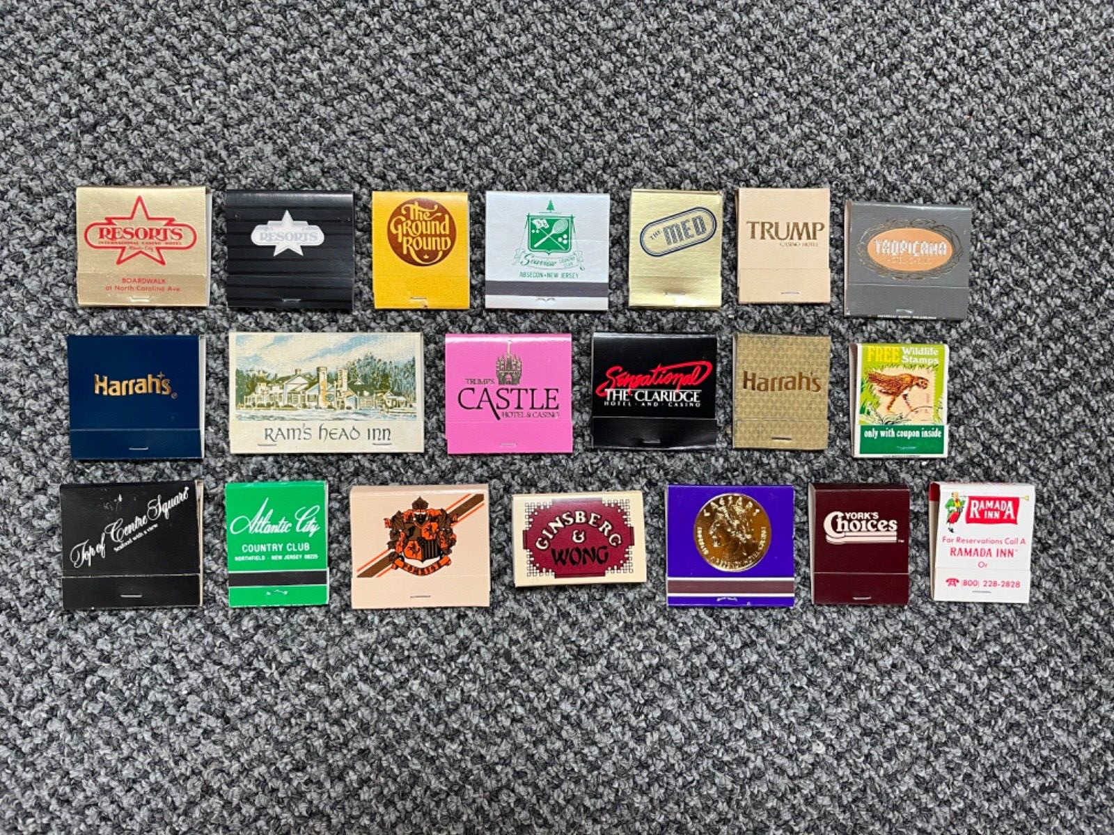 Vintage matchbooks lot