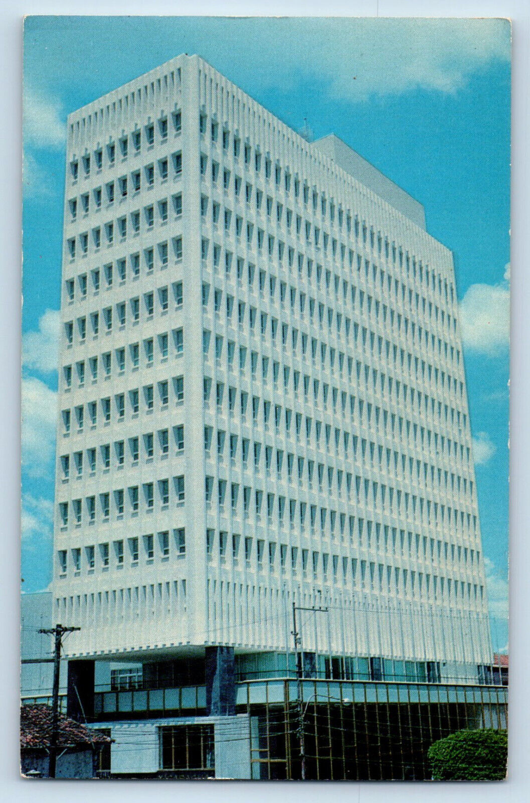 Nicaragua Postcard Central Bank Tallest Building in Central America c1960's