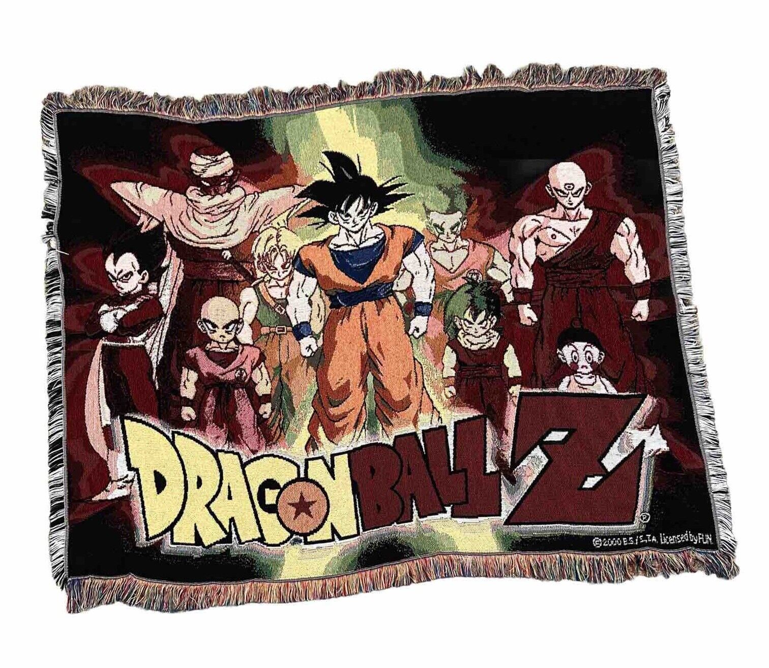Dragonball Z Extremely Rare Vintage Tapestry Blanket