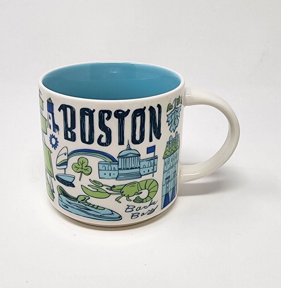 2018 Starbucks Been There Series Boston 14 oz Coffee Mug Cup