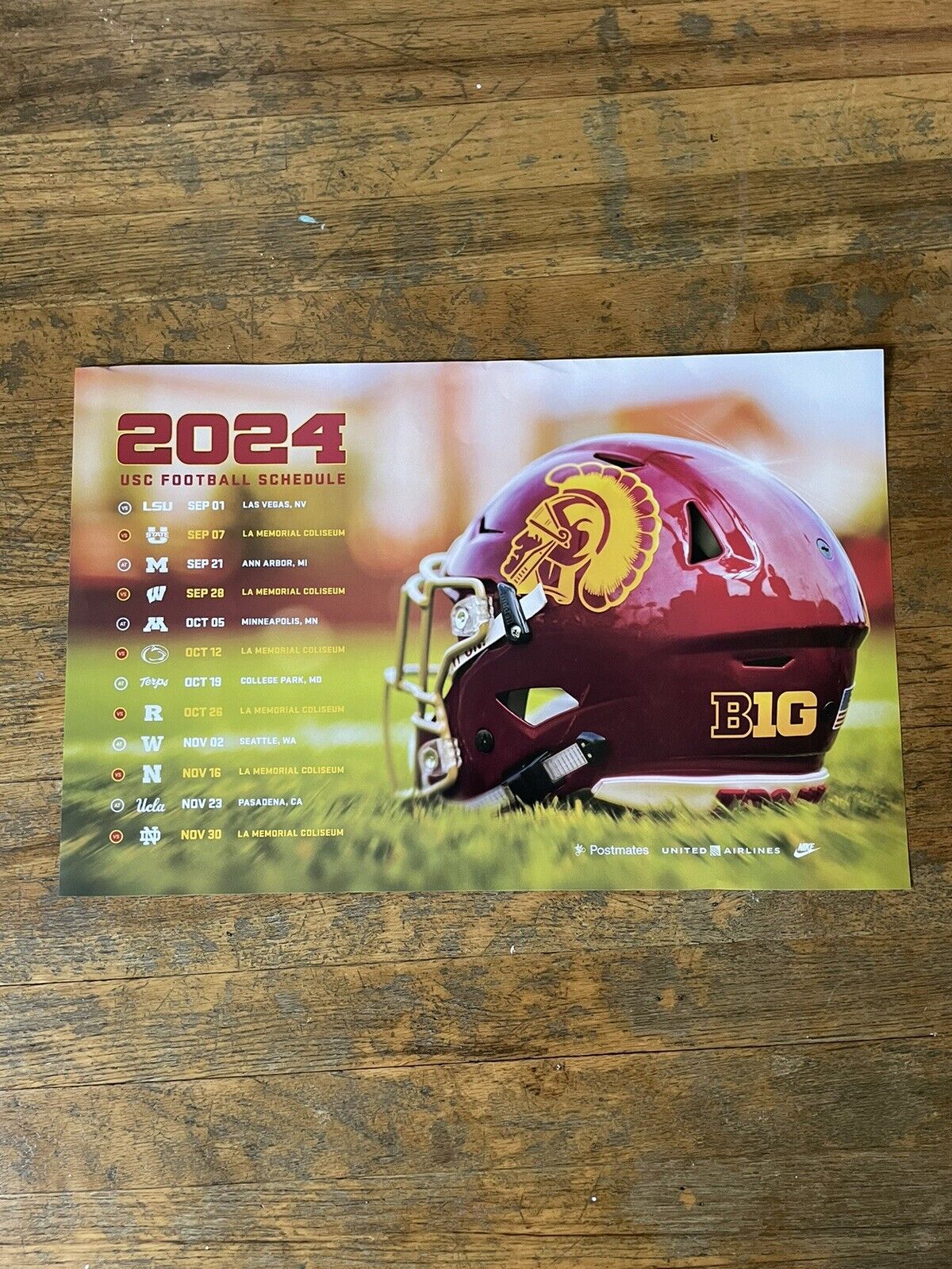 USC Football 2024 Schedule Big 10