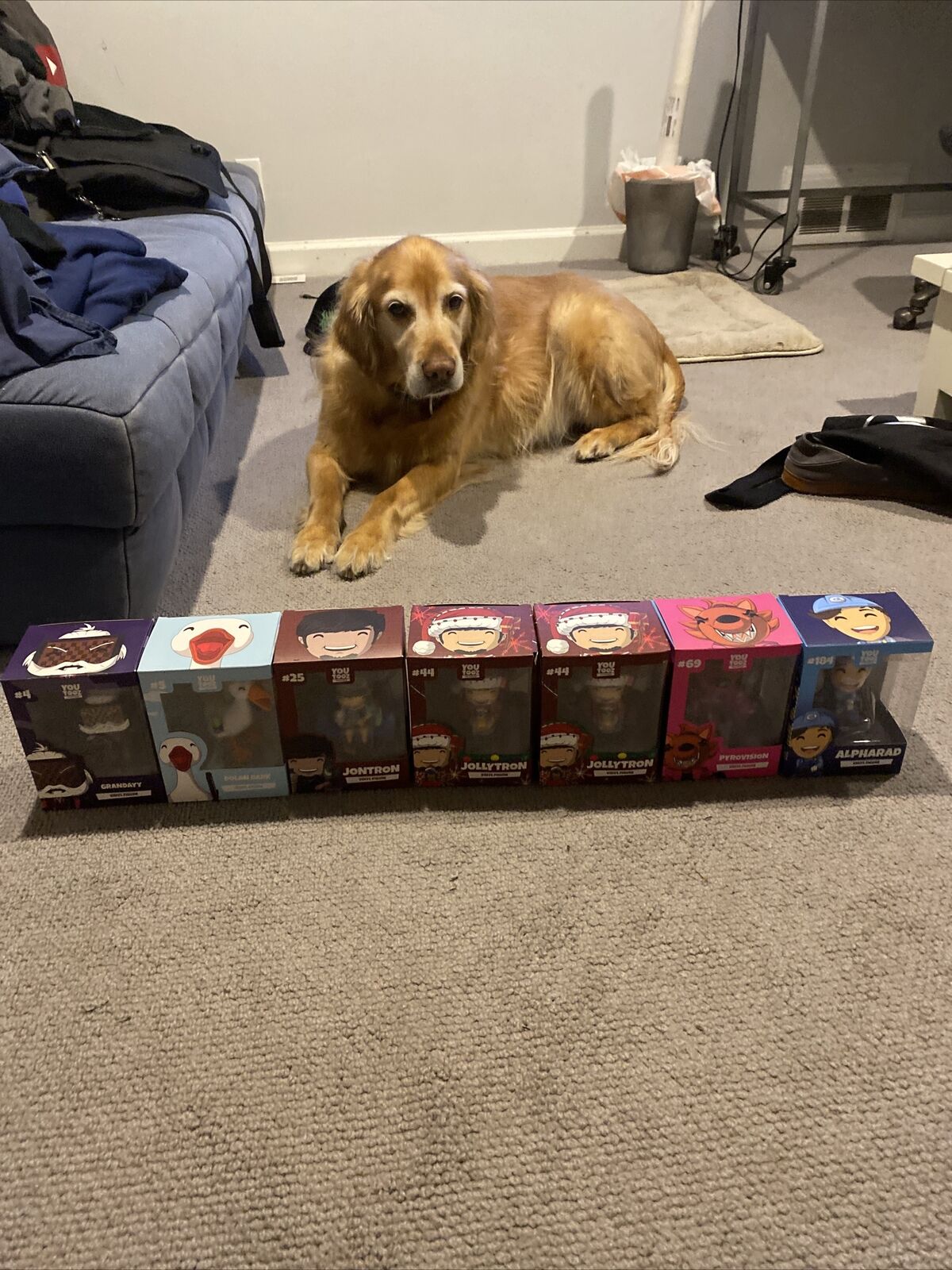 Youtooz Collection | 7 RARE Figures Included (Dog Not Included)