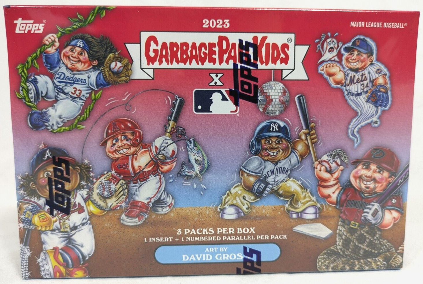 NEW Topps 2023 Garbage Pail Kids x Major League Baseball Series 3 GPK MLB Box