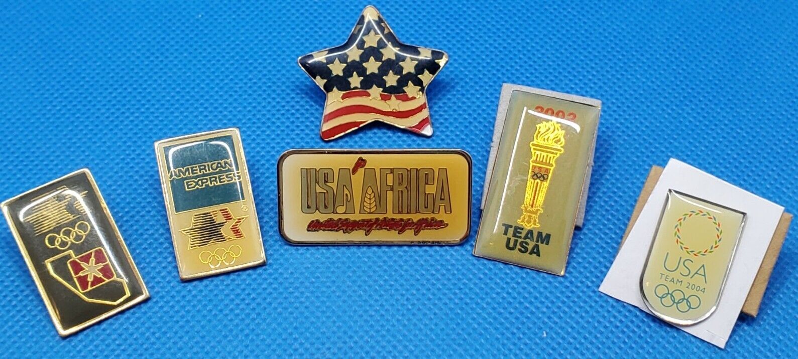 Vintage ~ Olympic Pins ~ USA ~ Lot