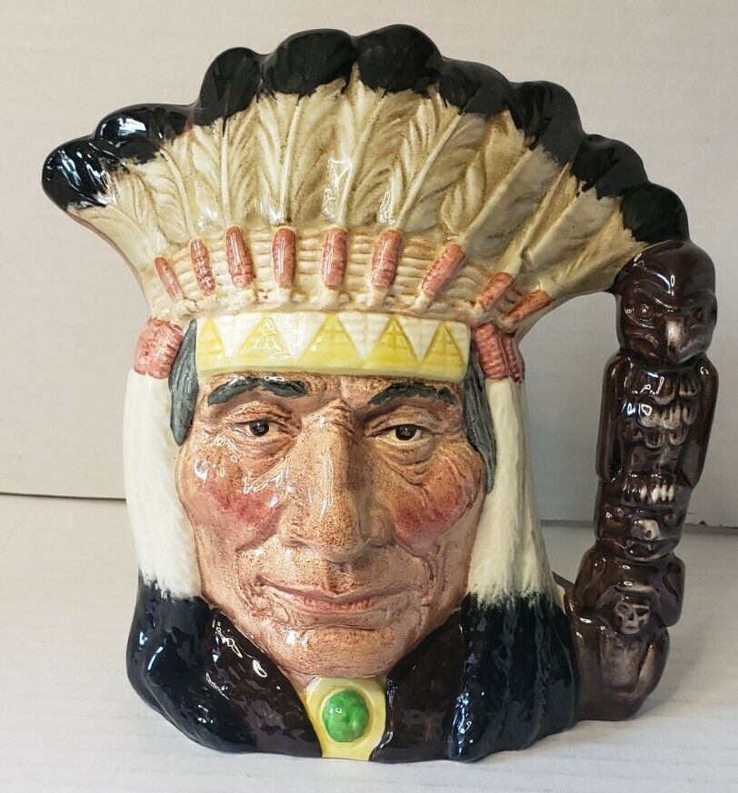Royal Doulton North American Indian  Pitcher Mug 7.5\