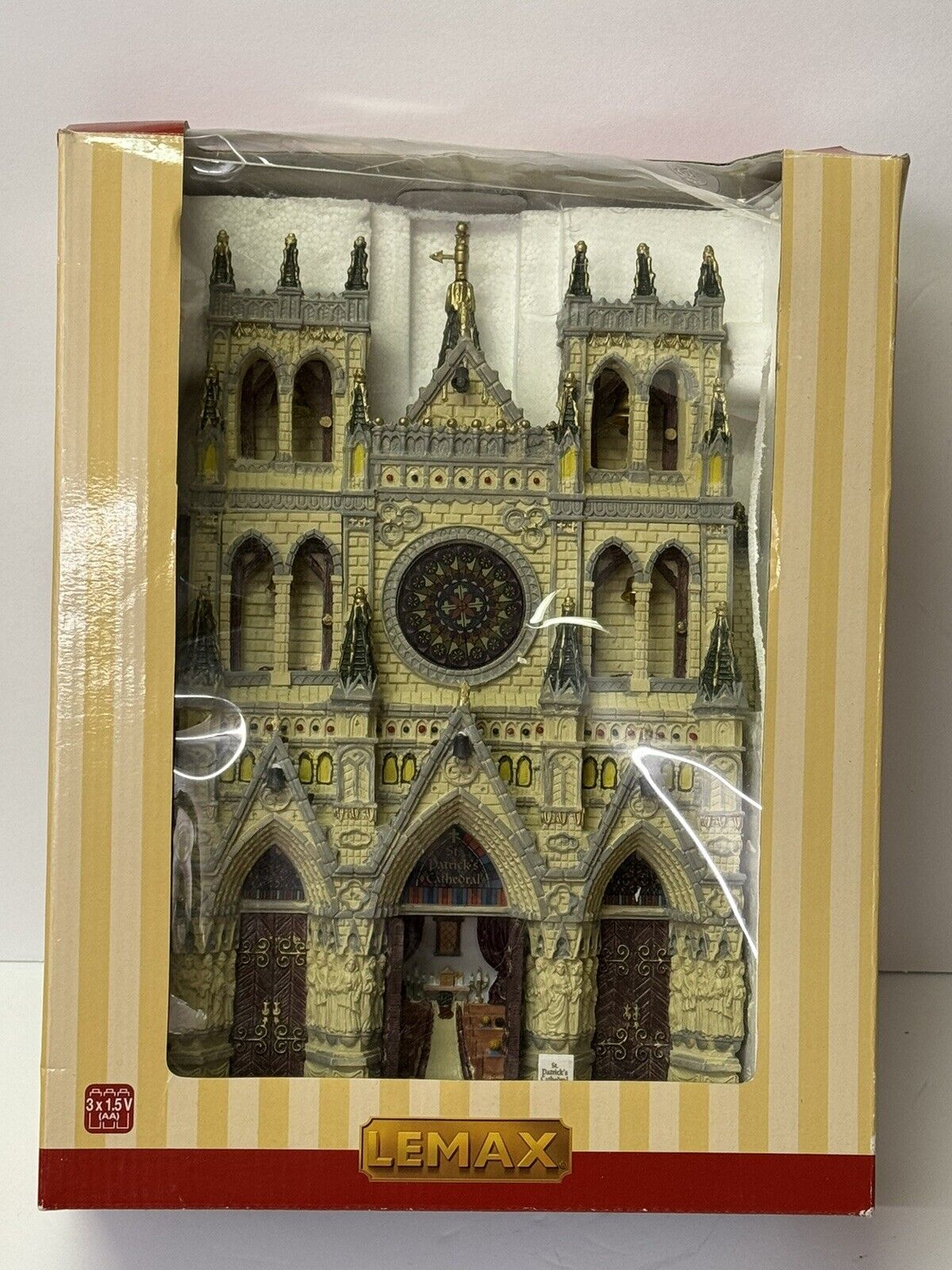 Lemax St. Patrick's Cathedral Facade Famous Church Essex Street Tabletop Hanging