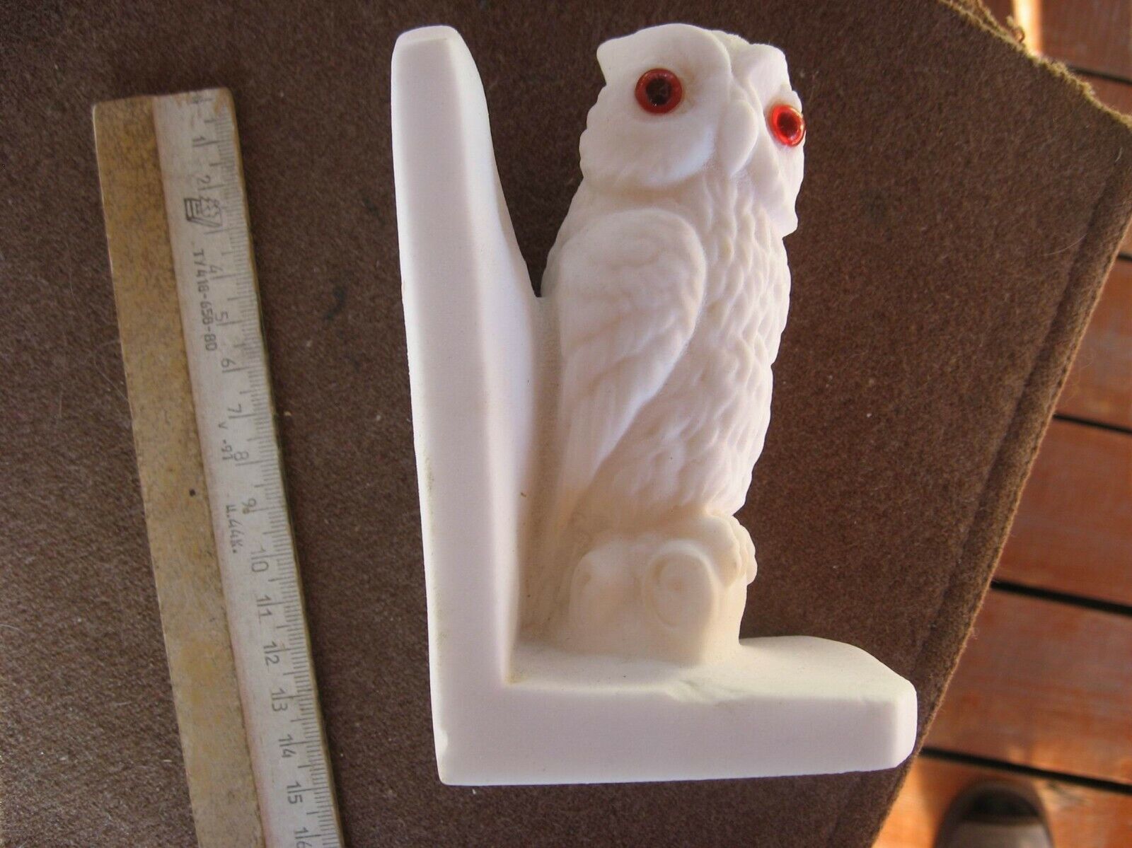 Vintage ,beautiful ,White Owl  Classic Figure , white marble 