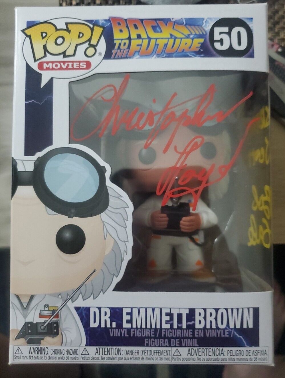 Funko Pop Vinyl: Back to the Future - Dr. Emmett Brown #50 In Hard Stack