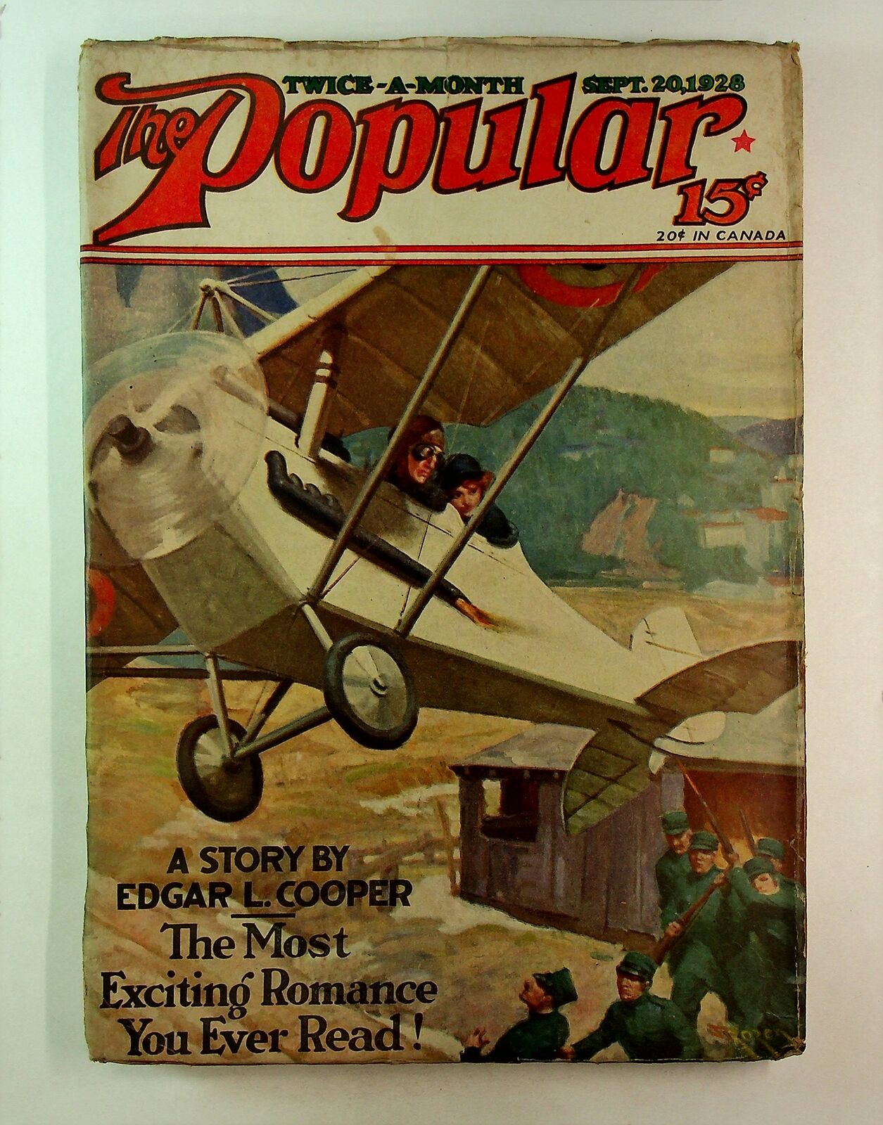 Popular Magazine Pulp Sep 20 1928 Vol. 93 #3 GD+ 2.5