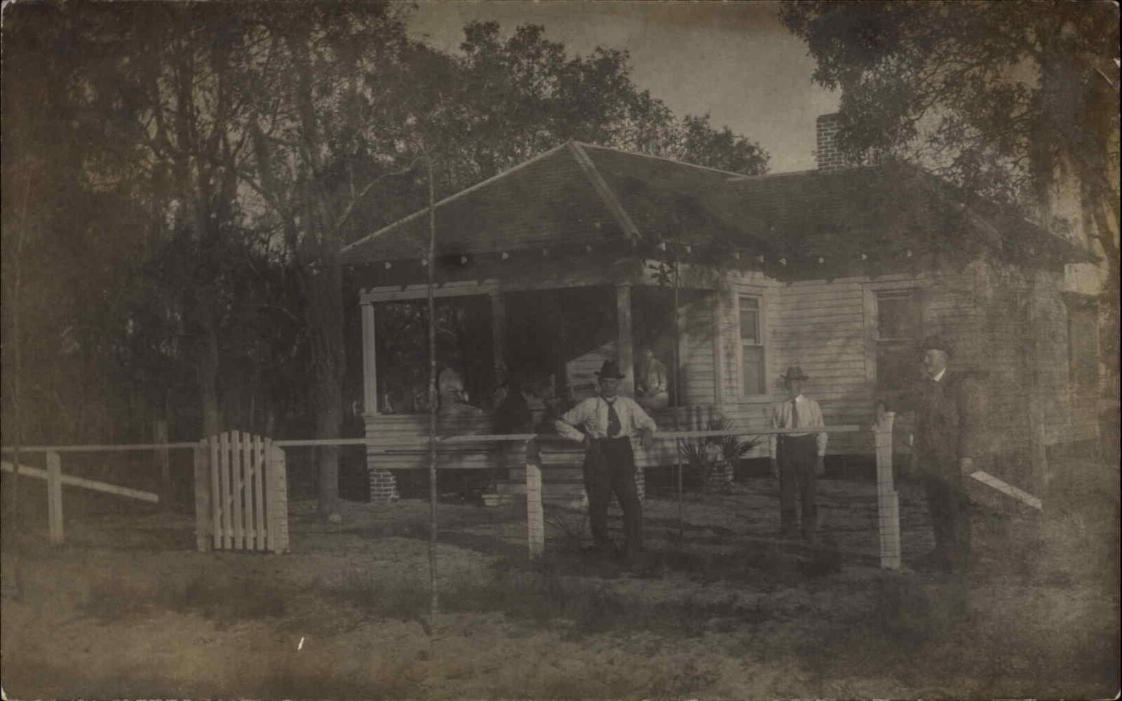 Florida FL Home - TAVARES FL 1916 Real Photo Postcard