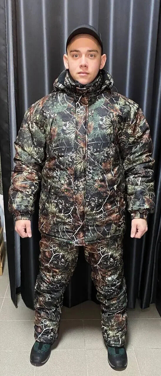 Warm winter camouflage suit up to -25-30C