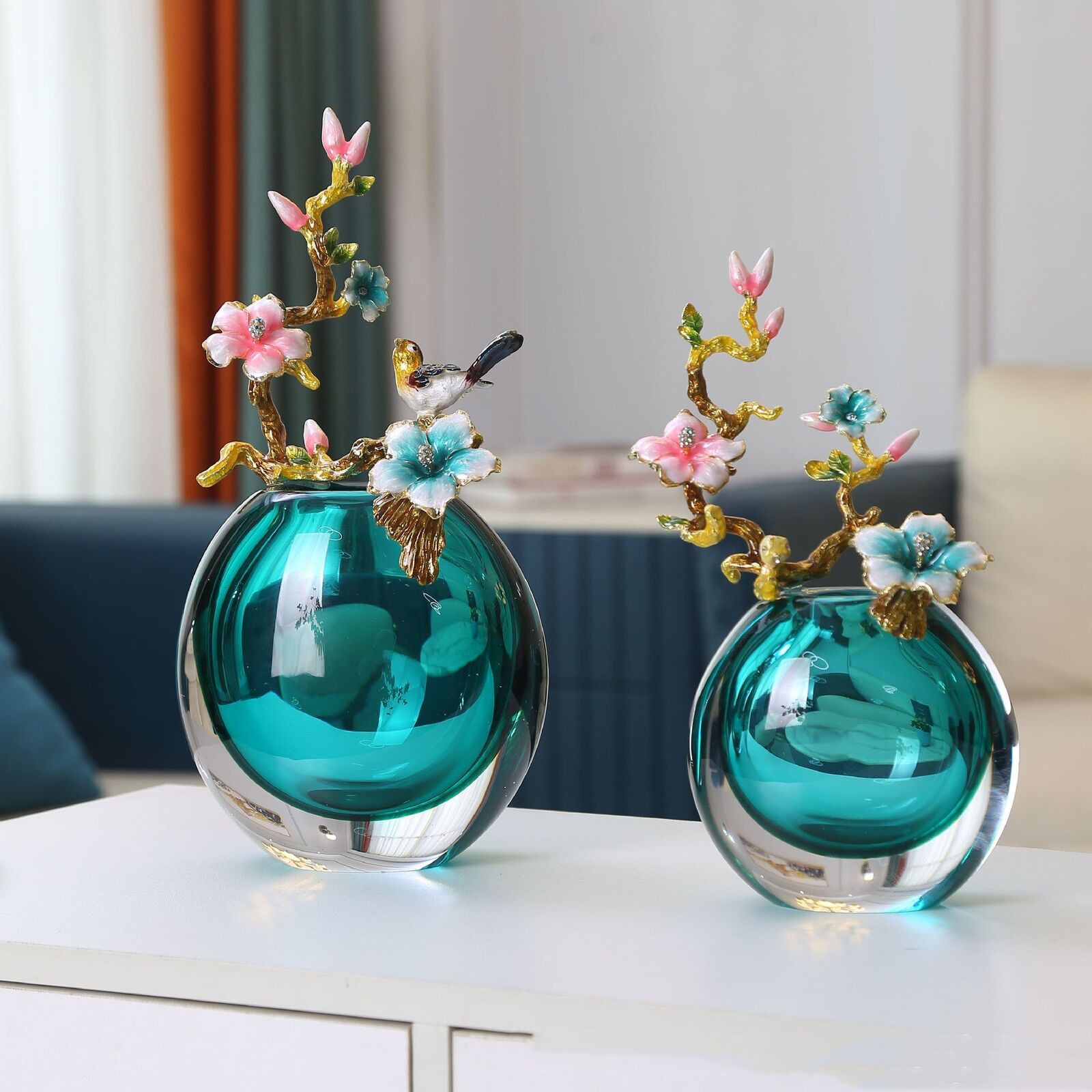 Fashion Modern Light Luxury Glass Vase